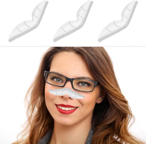 VILLCASE 10pcs Anti-Fog Nose Bridge Strips Comfortable Self-Adhesive Nose Pads for Masks Protect Glasses from Fogging Easy to Install Suitable for All Mask in Kuwait