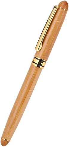 Calligraphy Art Fountain Pen Broad Nib Pen with Bamboo Handle Chisel-pointed Nib for Writing (Nib 0.7MM to 2.9MM 5 sizes)(2.9mm) in Saudi Arabia