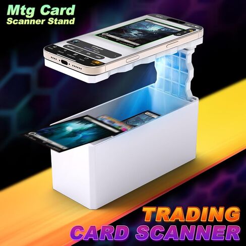 Scanner Phone Holder,TCG Card& MTG Card Scanner Holder, Fit for un-Sleeved and Sleeved Cards, Works with ManaBox App, Ideal for Quick Scans and Price Checks in Saudi Arabia