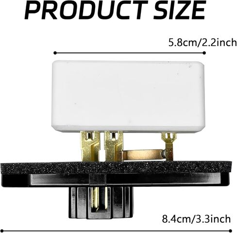 1 قطعة مقاومات محرك المنفاخ، استبدال مقاوم محرك منفاخ التيار المتردد 5014212AA 5012212AA 68004241AA 3A1103 973-047 RU-368، مقاوم مروحة HVAC لدودج رام 1500 2500 3500 بيك اب جيب جراند شيروكي in Kuwait