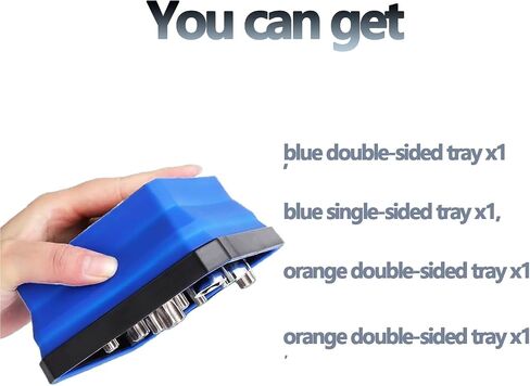 4 Pcs Collapsible Magnetic Parts Tray Set,2 Different Color Foldable Silicone Magnetic Tool Trays Holder for Organizing Screw Bolts Nuts Washers Pins and Other Small Metal Parts（4.5 inch） in Saudi Arabia