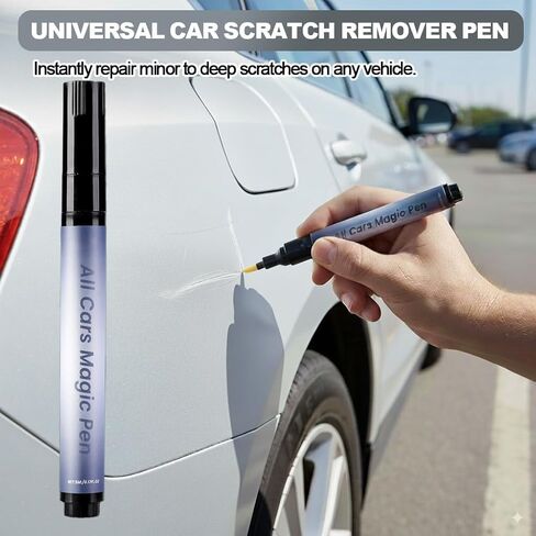 2 قطعة القلم السحري لجميع السيارات، قلم إصلاح خدوش السيارة، إصلاح سريع للخدوش وأضرار الطلاء، إصلاح سريع لجميع ألوان السيارات in Kuwait