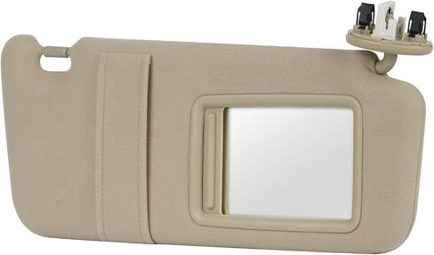 Youxmoto Sun Visor Left Driver Side for Toyota Camry with Sunroof 2007 2008 2009 2010 2011, Beige Sun Visor Replaces# 74320-06800-B0, with Vanity Mirror and Light in Saudi Arabia