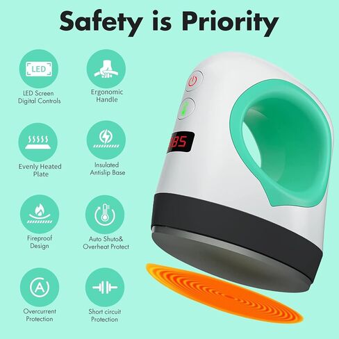 آلة ضغط حراري صغيرة سهلة العد E، ضغط حراري سهل للحرف اليدوية، تي شيرت، القبعات، الأحذية، ومشاريع الفينيل HTV الصغيرة، آلة كي صغيرة محمولة، آلة نقل الحرارة الصغيرة باللون الأخضر (أرجواني) in Kuwait