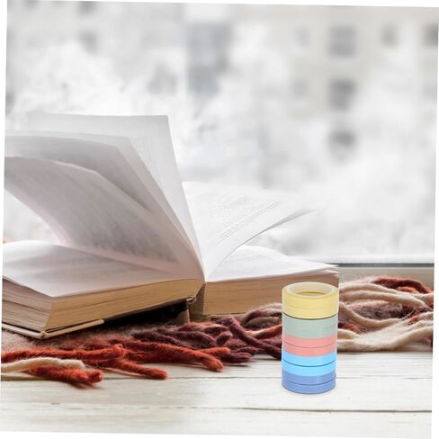 10 Rolls Highlighter Tape Removable Writable Transparent Sticky Index Tabs for Books Notes and Office Use Multi Colored for Easy Organization in Saudi Arabia