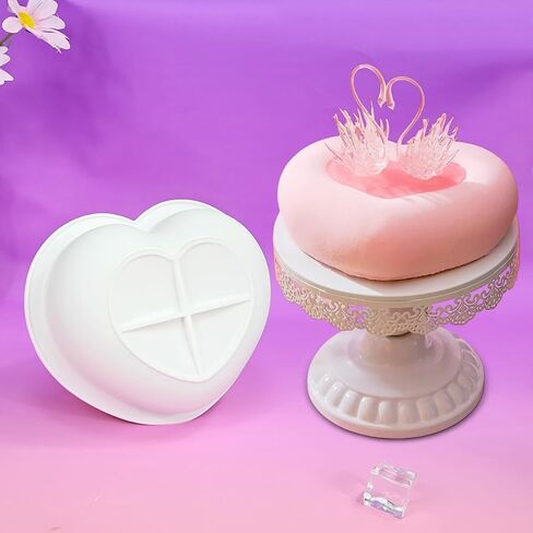 Silicone Mold, Round Flower Basket Molds, Epoxy Resin Candle Making Mould, Soap Making, Chocolate Craft, DIY Craft, Baking Decoration Moulds for Valentine's Day (F_ Flower Basket) in Saudi Arabia