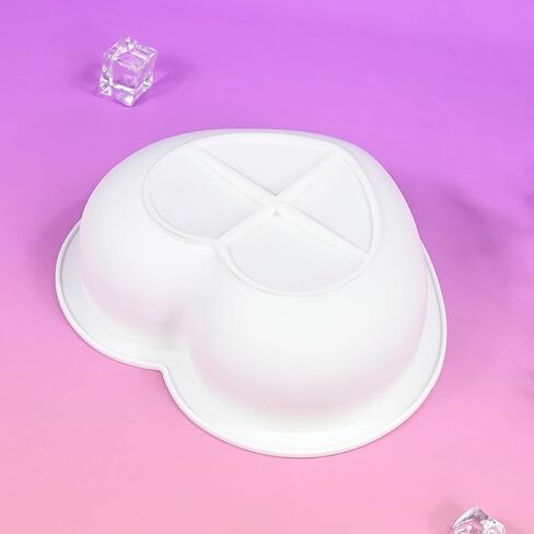 Silicone Mold, Round Flower Basket Molds, Epoxy Resin Candle Making Mould, Soap Making, Chocolate Craft, DIY Craft, Baking Decoration Moulds for Valentine's Day (F_ Flower Basket) in Saudi Arabia