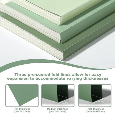 24 Pack Colored File Folders Plastic Purple File Folders Letter Size 1/3 Cut Tabs File Folder Sticky Labels Manila File Folders 8.5 x 11 for Documents Office School Organizer(8 per color) (24, Purple) in Saudi Arabia