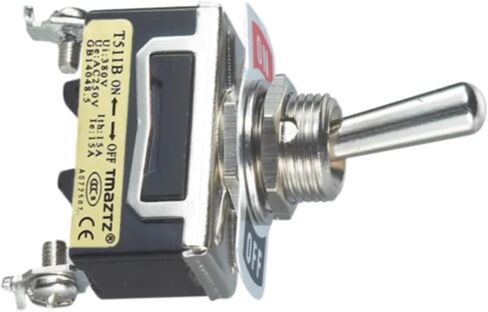 T5R11B Single Knife Single Throwing Shaking His Head Rocker Arm Button Switch 12mm Two Gears Two Feet Reset Type in Saudi Arabia