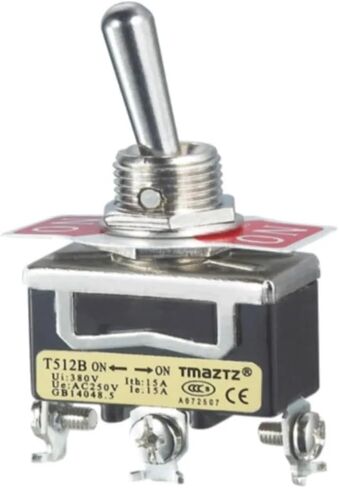 T5R12B Single Knife Single Throwing 2 File 3 Foot Button Switch 12mm Self-Locking Position One Opened and One Closed in Saudi Arabia