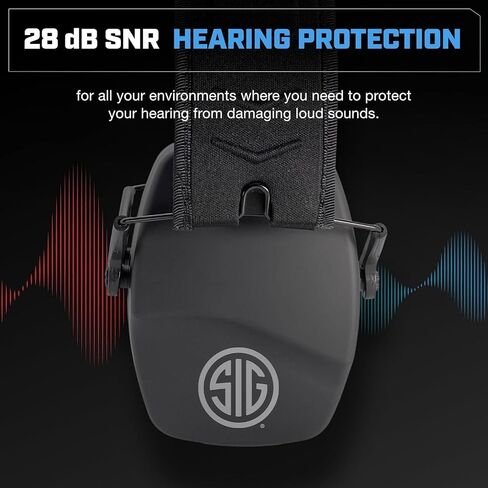 AXIL x SIG SAUER XCOR PRO Ear Buds - Hearing Enhancement & Protection - Dust & Water Resistant - Shooting Noise Reduction Bluetooth Earbuds with Touch Control - 27-29 dB SNR/21-23 dB NRR in Saudi Arabia