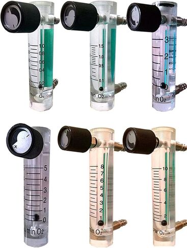 Air Oxygen Gas Flow Meter Flowmeter Caudalimetro Counter Flow Indicator O2 Oxigen Gas Meter Flow Device Switch 0.1-1.5L/min(3-30L per Min 116mm) in Saudi Arabia