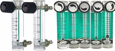 Air Oxygen Gas Flow Meter Flowmeter Caudalimetro Counter Flow Indicator O2 Oxigen Gas Meter Flow Device Switch 0.1-1.5L/min(3-30L per Min 116mm) in Saudi Arabia