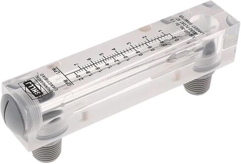 Acrylic Flow Meter 0.2-2GPM 0.3-3GPM Transparent Gas Flowmeter LZM-15 Thread Gas Flow Regulator Oxygen Air Gas(0.3 To 3GPM) in Saudi Arabia