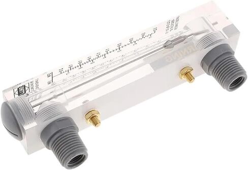 Acrylic Flow Meter 0.2-2GPM 0.3-3GPM Transparent Gas Flowmeter LZM-15 Thread Gas Flow Regulator Oxygen Air Gas(0.3 To 3GPM) in Saudi Arabia