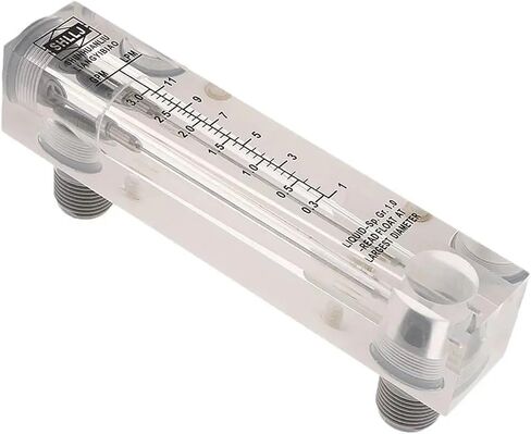 Acrylic Flow Meter 0.2-2GPM 0.3-3GPM Transparent Gas Flowmeter LZM-15 Thread Gas Flow Regulator Oxygen Air Gas(0.3 To 3GPM) in Saudi Arabia