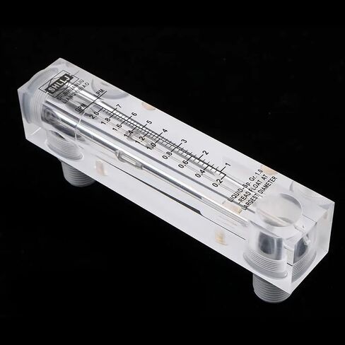 Acrylic Flow Meter 0.2-2GPM 0.3-3GPM Transparent Gas Flowmeter LZM-15 Thread Gas Flow Regulator Oxygen Air Gas(0.3 To 3GPM) in Saudi Arabia