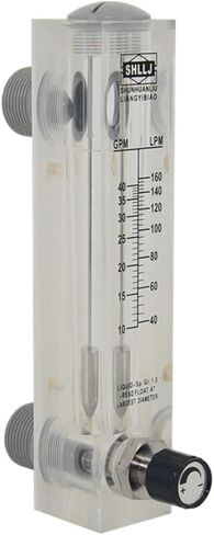 LZM-25 adjustable panel type flowmeter(flow meter) male 1"BSPT or NPT(5-40GPM 40-150LPM) in Saudi Arabia