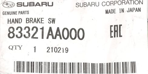 OEM New 1993-2021 Compatible with Subaru Parking Hand Brake Warning Switch Lever 83321AA000 in Saudi Arabia