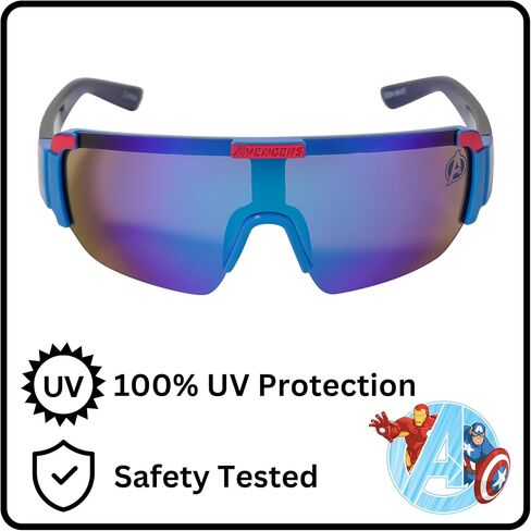 Sun-Staches Iron Man Child Sunglasses | Marvel Avengers Accessory | UV 400 | One Size Fits Most Kids in Saudi Arabia