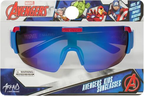 Sun-Staches Iron Man Child Sunglasses | Marvel Avengers Accessory | UV 400 | One Size Fits Most Kids in Saudi Arabia