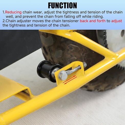 YOXUFA 8 مم شداد سلسلة الدراجة الصغيرة مع أسطوانة 1-3/4 بوصة لكولمان CT100U CC100X Baja Doodlebug DB30 Motovox Mbx10 Mbx11 Predator 79cc 97cc 98cc 100cc 2.5 3.0hp Powersport أجزاء الدراجة الصغيرة in Kuwait