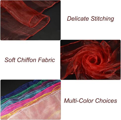 PATIKIL أوشحة الرقص، أوشحة شعوذة مربعة، أوشحة حركة موسيقية، إكسسوارات دعائم الأداء in Kuwait