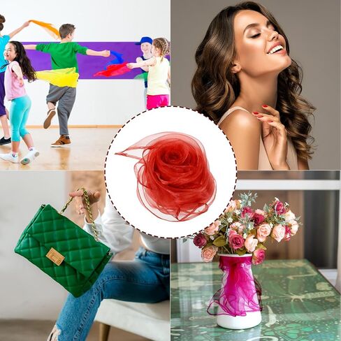 PATIKIL أوشحة الرقص، أوشحة شعوذة مربعة، أوشحة حركة موسيقية، إكسسوارات دعائم الأداء in Kuwait