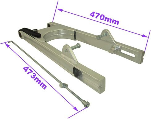 Extended + Aluminum Rear Swingarm For Honda Z50 Monkey Bikes Parts (5cm Aluminum Rear Swingarm) in Saudi Arabia