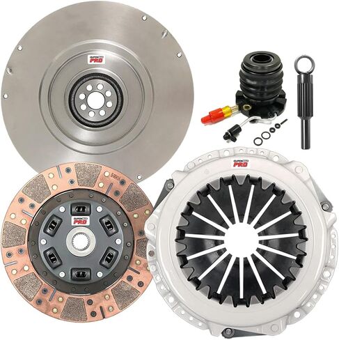 مجموعة القابض ClutchMaxPRO Performance Stage 3 مع دولاب الموازنة مع أسطوانة تابعة متوافقة مع Ford Explorer 01-11 Ranger 01-03 Explorer Sport Trac 01-10 Mazda B4000 (CP07267DFWS+FW167749-ST3) in Kuwait
