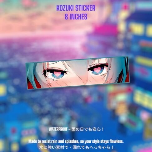 Miku Anime Vinyl Stickers - Decals for Car & Laptop, PEEKER in Saudi Arabia