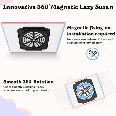 لوحة ألغاز 1000 قطعة 3 في 1 مزدوجة الجوانب ودوارة وإمالة، طاولة ألغاز بلاستيكية مع صناديق فرز وغطاء من البولي فينيل كلوريد، لوحة ألغاز سوزان الكسولة المحمولة للبالغين، رمادي أخضر in Kuwait