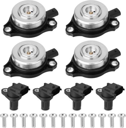 4Pcs Camshaft Position Sensor & 4Pcs Camshaft Adjuster Magnet Solenoid Kit Compatible with Mercedes-Benz C230 C250 C280 C300 C350 CLK350 CLK550 E280 E300 E350 G550 GL450 Replace#2720510077 0009050443 in Saudi Arabia