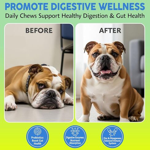 ASHER HOUSE WELLNESS Allergy Support Chew for Dogs | All Natural | Bee Pollen | Colostrum | in Saudi Arabia