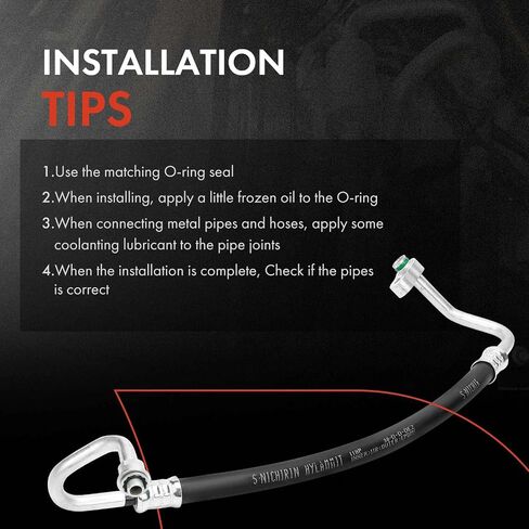 A-Premium A/C Discharge Line Hose Assembly Compatible with Ram ProMaster 1500/2500/3500 2014-2018 2020 3.6L, Compressor to Condenser in Saudi Arabia