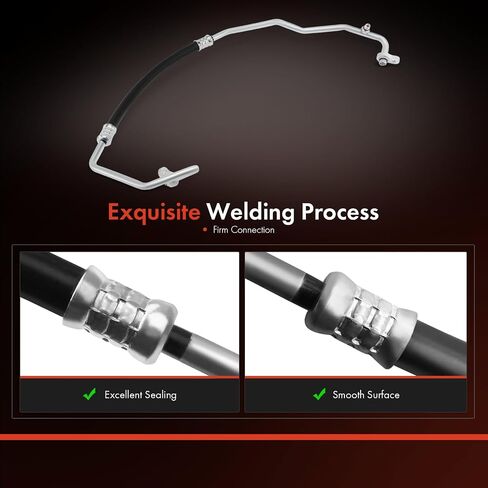 A-Premium A/C Discharge Line Hose Assembly Compatible with Mitsubishi Outlander 2012-2022 2.4L, Compressor to Condenser in Saudi Arabia