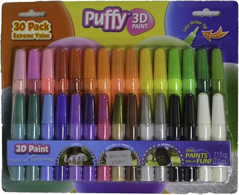 Puffy 3D Paint 30 Pack I Love To Create in Saudi Arabia