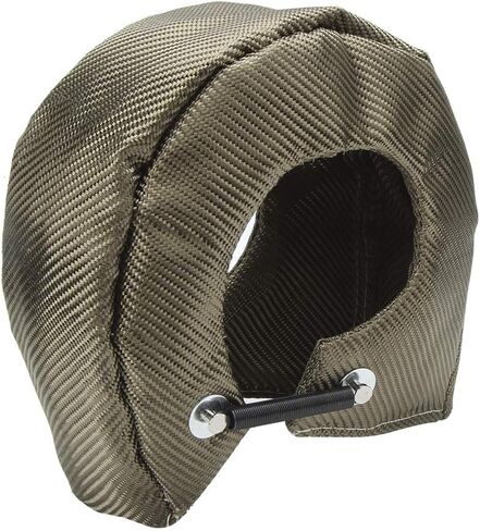 Turbocharger Protective Cover Barrier, Turbo Engine Wrap, Reduces Turbo Lag, Increases Safety, Professional Manufacturing, Long Service Life, Fits T3 T4 T6 Sizes (T4) in Kuwait