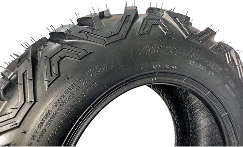 مجموعة Towallmark مكونة من 2 إطارات 25x10-12 6PR ATV/UTV لجميع التضاريس، إطارات الطين الخفيفة للطين والممرات والرمل والحصى والشوارع، مقاومة للأحمال العالية والثقب in Kuwait