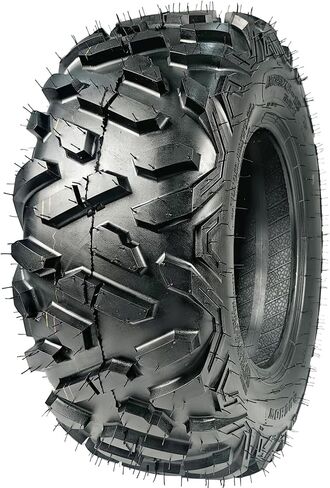 مجموعة Towallmark مكونة من 2 إطارات 25x10-12 6PR ATV/UTV لجميع التضاريس، إطارات الطين الخفيفة للطين والممرات والرمل والحصى والشوارع، مقاومة للأحمال العالية والثقب in Kuwait