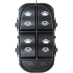 Window Master Lifter Control Switch Button Compatible with CAK 1998-2005 98AB-14A132-DE 98AG-14529-CB 98AG-14529-AC 98AG14529AC(98AB-14A132-DE) in Saudi Arabia