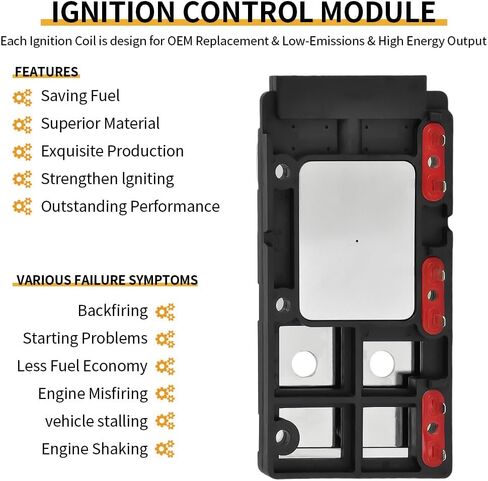 10469470 Ignition Control Module Compatible with Buick Lacrosse for Chevrolet Impala Chevy Lumina Oldsmobile Achieva Pontiac 3.8 Ignition Module Replace# LX364 10475225 10494012 D1940A D1977A in Saudi Arabia