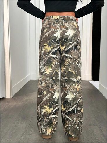 SOLY HUX Girl's Camo Sweatpants Elastic Waist Baggy Wide Leg Casual Pants Streetwear in Saudi Arabia