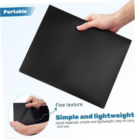 12pcs Black Plastic File Folders Pockets Business Card Slot Legal Letter Document Organizer for School Office in Saudi Arabia