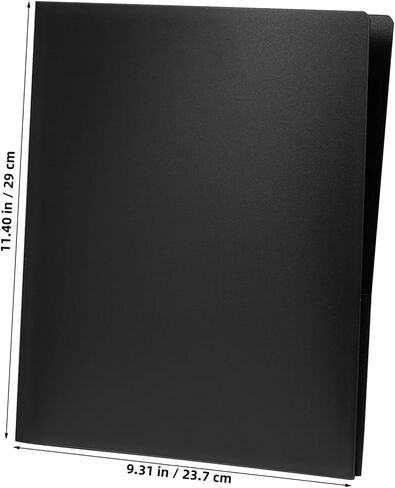 12pcs Document Organizer Folders Dual Pockets and Business Card Slot Versatile File Holders for Important Paperwork Office Use and Academic Purposes in Saudi Arabia