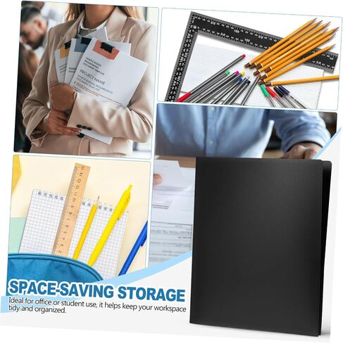 12pcs Document Organizer Folders Dual Pockets and Business Card Slot Versatile File Holders for Important Paperwork Office Use and Academic Purposes in Saudi Arabia