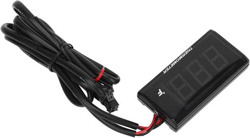 Motorcycle Water Temperature Gauge, LCD Display, Ultra Thin ABS Housing, Blue in Saudi Arabia