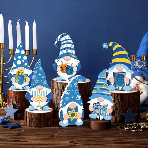 6 Pcs Christmas Tree Wooden Table Decor Buffalo Plaid Cheetah Leopard Print Wooden Table Signs Freestanding Reversible Rustic Wood Centerpiece Tabletop for Xmas Winter Holiday Farmhouse Home Decor in Kuwait