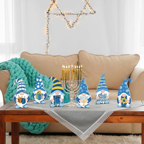 6 Pcs Christmas Tree Wooden Table Decor Buffalo Plaid Cheetah Leopard Print Wooden Table Signs Freestanding Reversible Rustic Wood Centerpiece Tabletop for Xmas Winter Holiday Farmhouse Home Decor in Kuwait