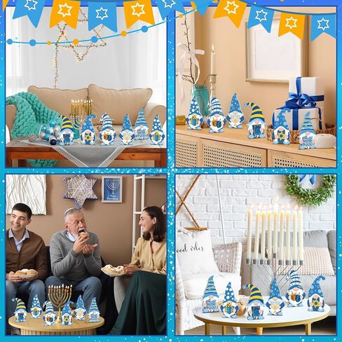 6 Pcs Christmas Tree Wooden Table Decor Buffalo Plaid Cheetah Leopard Print Wooden Table Signs Freestanding Reversible Rustic Wood Centerpiece Tabletop for Xmas Winter Holiday Farmhouse Home Decor in Kuwait